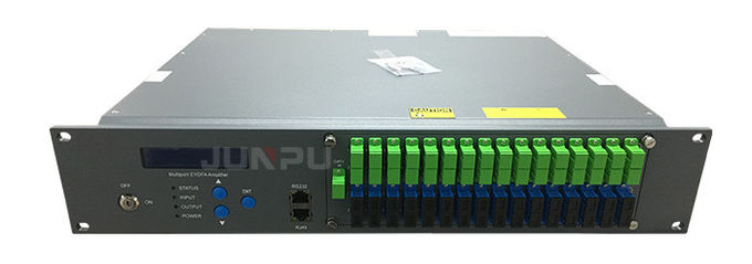 Junpu 1550 केबल टीवी 8 पोर्ट्स WDM Edfa Fiber Optic Amplifier 22dbm Gpon Network 6