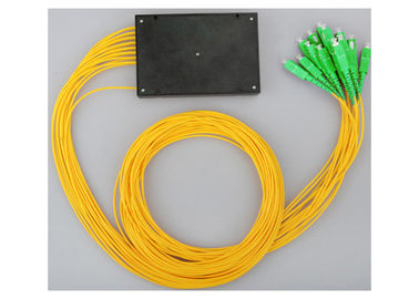 Fiber Optic PLC Splitter Cable 1x16 For CATV With SC APC Adapter