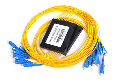 FTTH Fiber Optic Splitter Types 1X8 Structure With SC UPC Connector